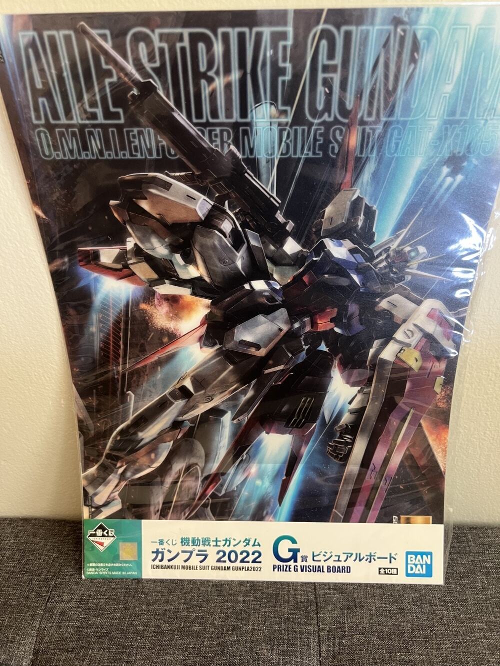 Mobile Suit Gundam Ichiban Kuji Aile Strike Gundam Visual Board Poster